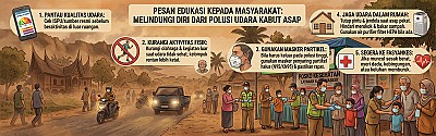 Waspada Dampak Kabut Asap, Dinkes Kabupaten Solok Siagakan Seluruh Faskes dan Imbau Warga Kurangi Aktivitas Luar Ruang