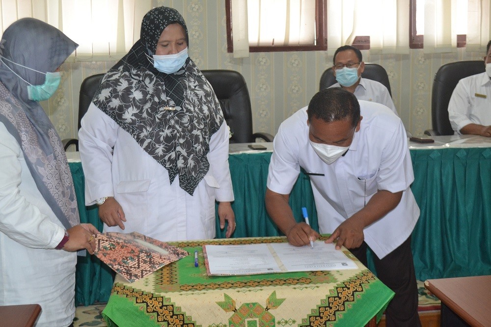 Serah Terima Jabatan di Lingkup Dinas Kesehatan
