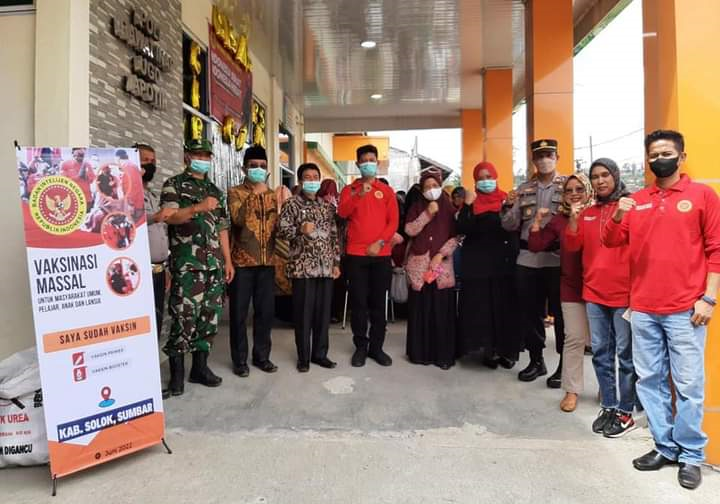 Gebyar Percepatan Vaksinasi Covid-19 di Puskesmas Alahan Panjang dan Lapas Kelas III Alahan Panjang 